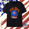 New York Knicks basketball logo crest rose T Shirt