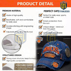 New York Knicks Denim Distressed Baseball Cap