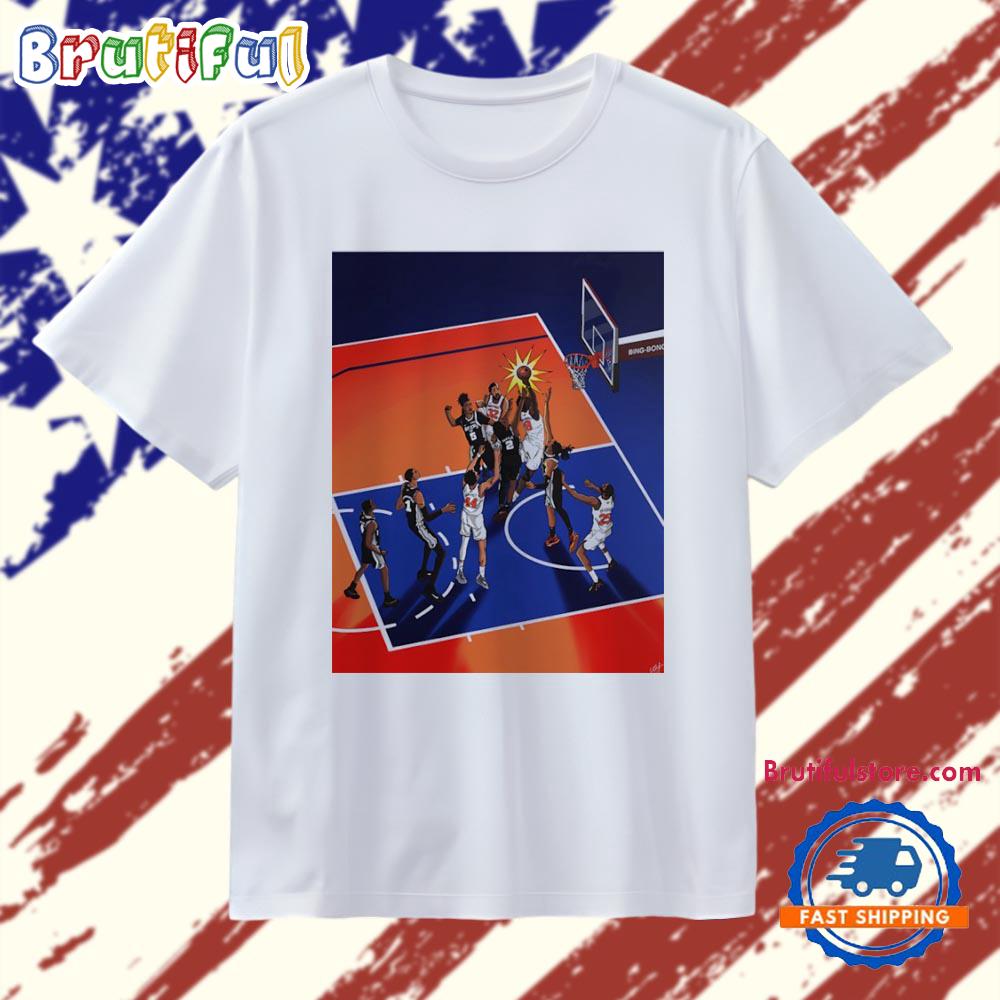 New York Knicks NBA Bing-Bong basketball T Shirt