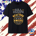 New York Knicks NBA champs New York Knicks denim badge T Shirt