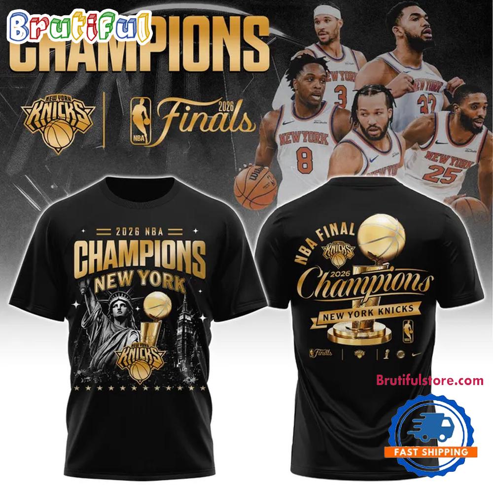 New York Knicks NBA Finals Champions 2026 Special New T Shirt