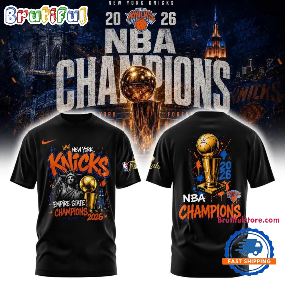 New York Knicks NBA Finals Champions 2026 Winner T Shirt