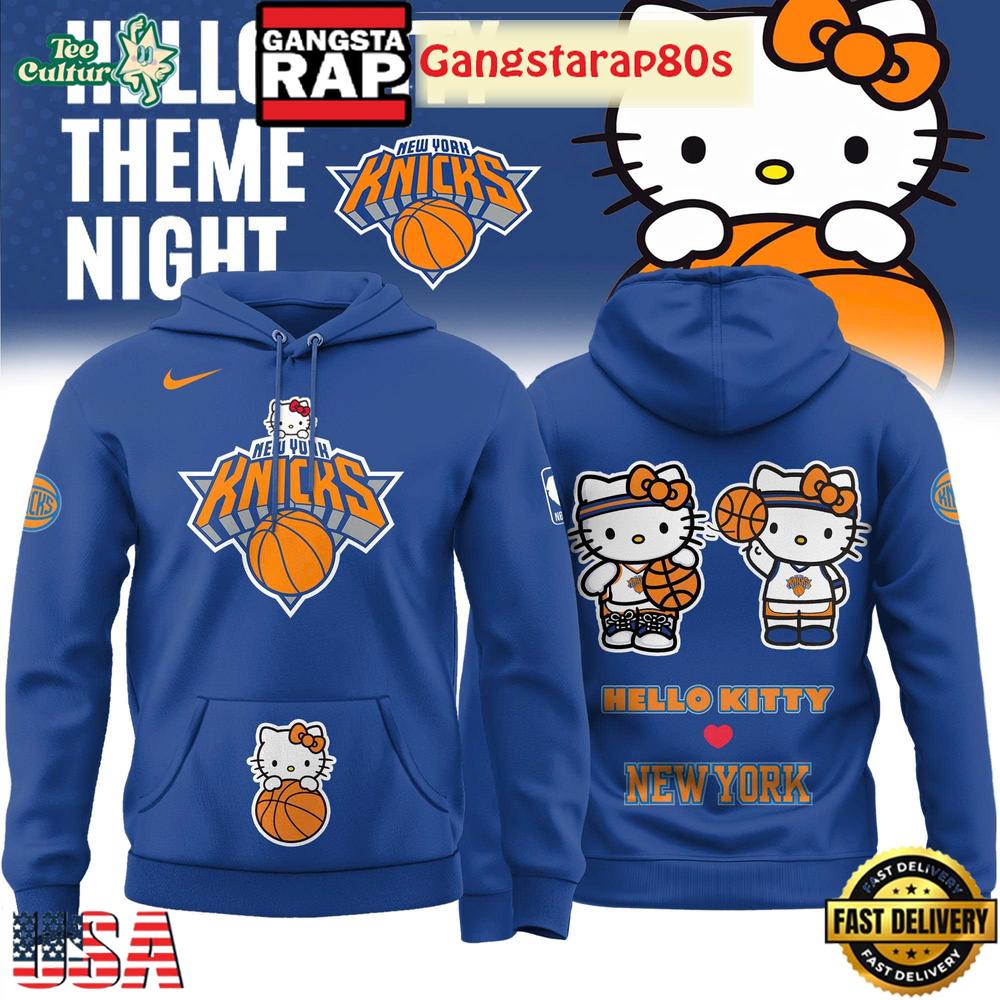 New York Knicks x Hello Kitty Night 2026 Special Edition Unisex Hoodie Shirt