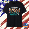 New York Liberty Starting 5 WNBA Roster Signatures T Shirt