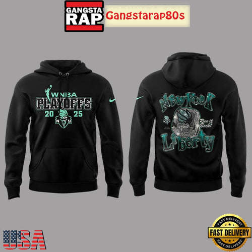 New York Liberty WNBA Playoff 2025 All Over Print Hoodie