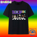 New York Mascot Chibi Walking Abbey Road 2025 T Shirt