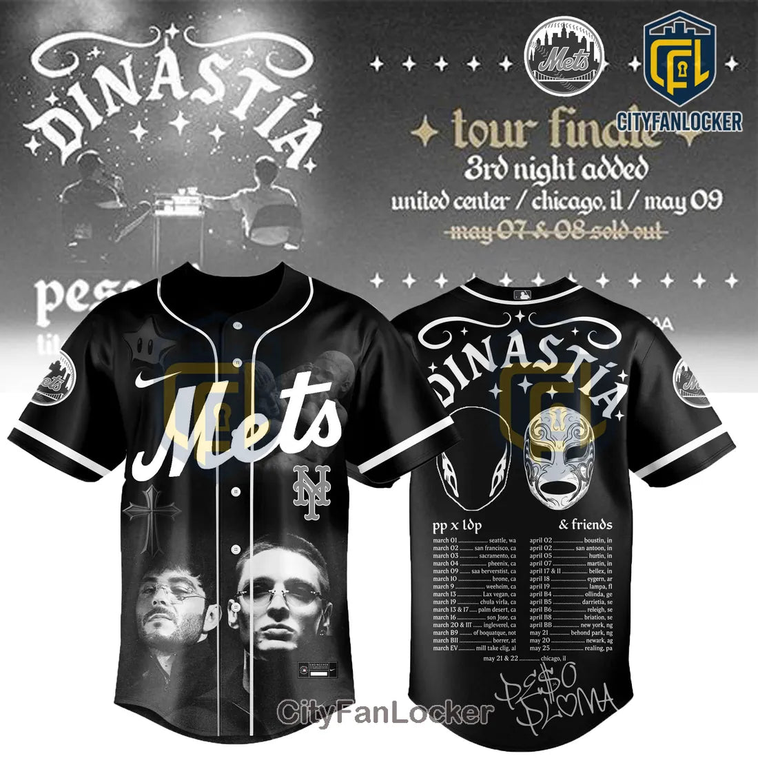New York Mets Dinastia Tour 2026 Limited Edition Baseball Jersey