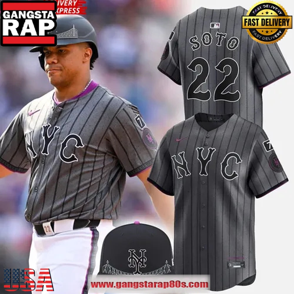 New York Mets Grey City Connect Limited New Design Baseball Jersey