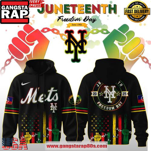 New York Mets Juneteenth Day 2025 Special Unisex Hoodie