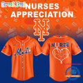 New York Mets NURSES NIGHT 2025 3D Print Jersey Shirt
