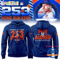 New York Mets Pete Alonso 253 Home Run New Design Hoodie T-Shirt