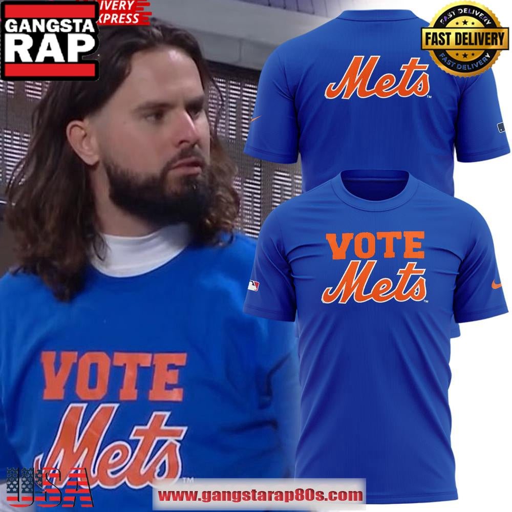 New York Mets “Vote Mets” Blue T-Shirt