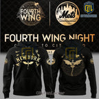 New York Mets x Fourth Wing Night Gold Dragon Hoodie
