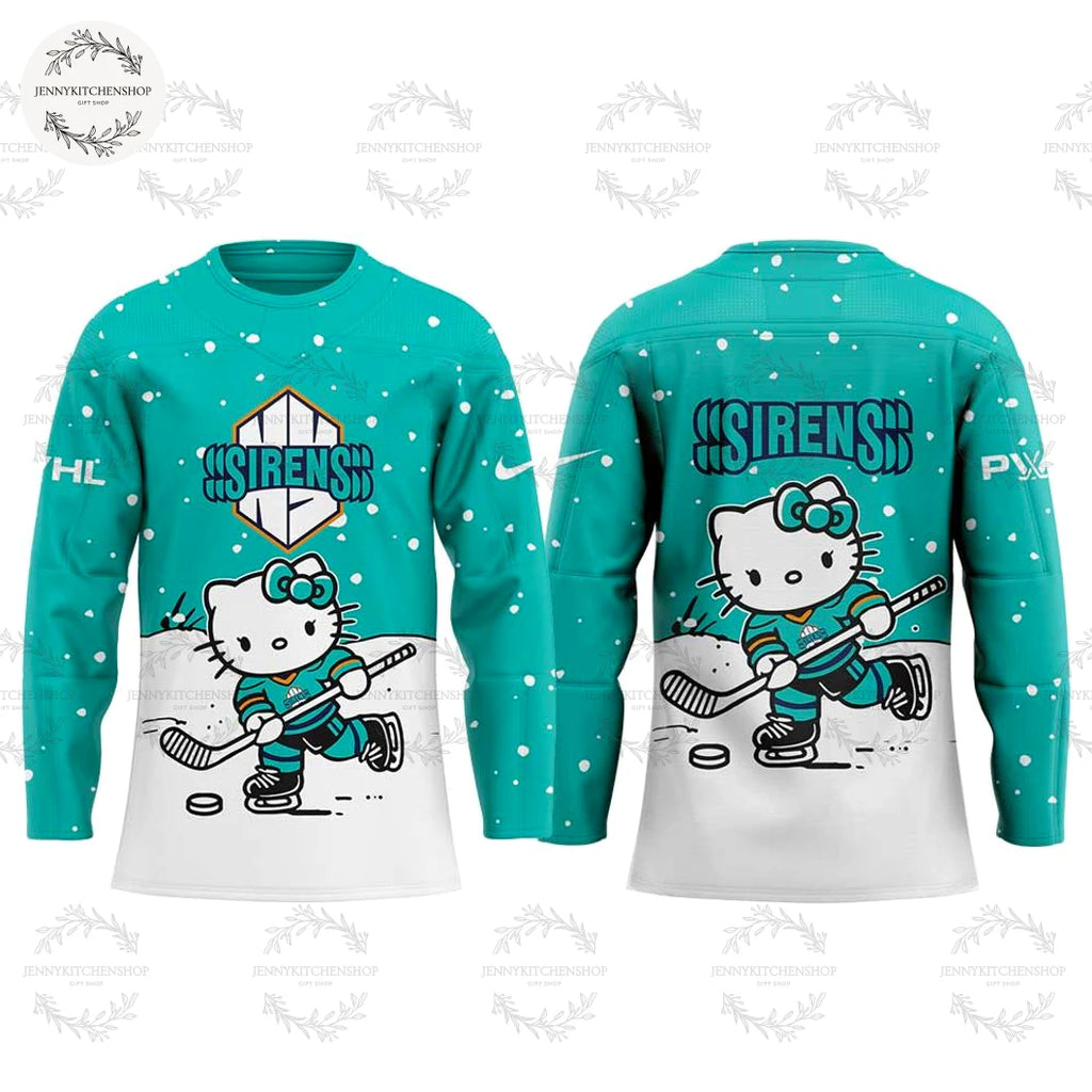 New York Sirens x Hello Kitty 2025 New Edition Hockey Jersey