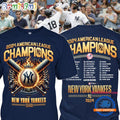 New York Yankees 2024 American League Champions Baseball T Shirt