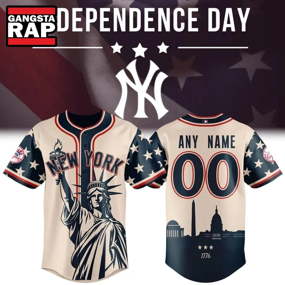 New York Yankees 2026 Independence Day New Baseball Jersey