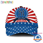 New York Yankees American Flag Pattern Independence Day Baseball Cap