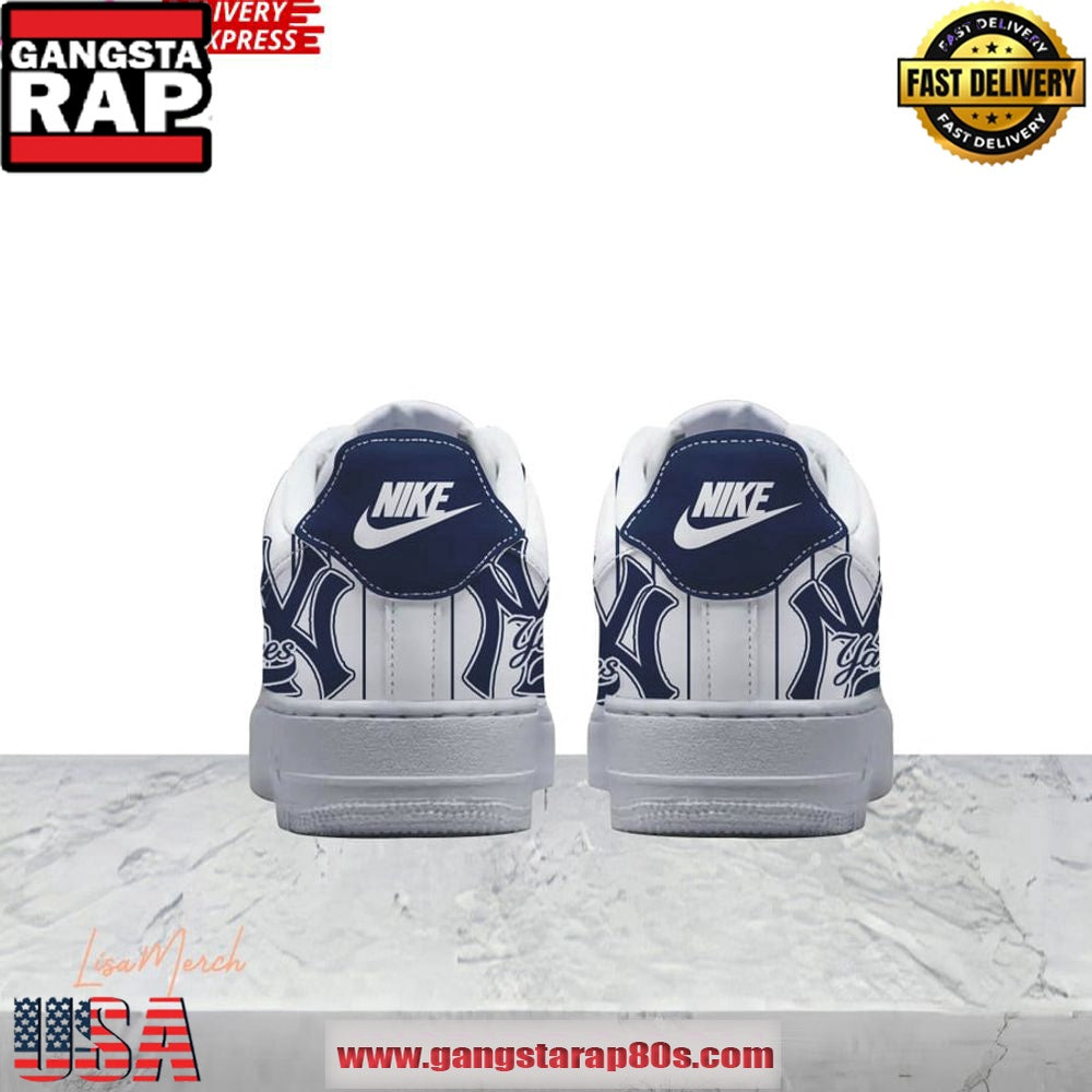 New York Yankees Bronx Bombers Air Force 1 Running Sneakers Shoes