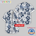 New York Yankees Flower Palm Tree Aloha Hawaii Shirt