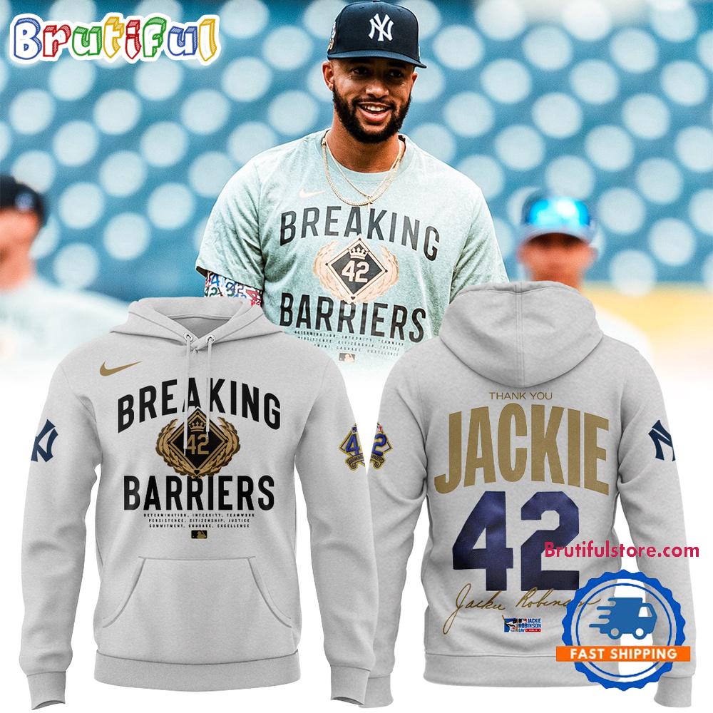 New York Yankees Jackie Robinson Hoodie T-Shirt