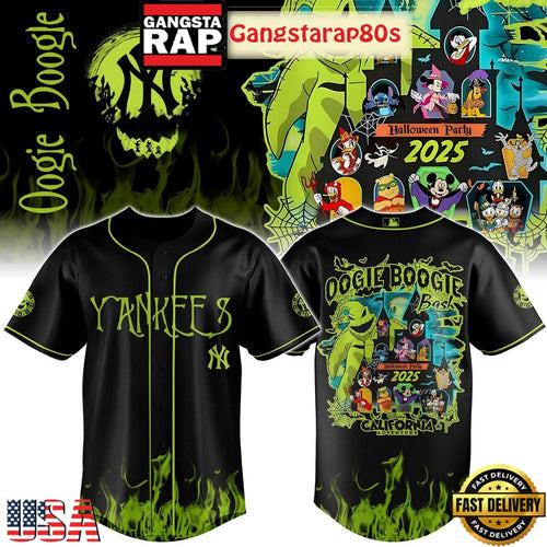 New York Yankees Mix Oogie Boogie Bash Halloween Party 2025 Baseball Jersey