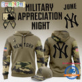 New York Yankees MLB Military Appreciation Night 2025 Hoodie