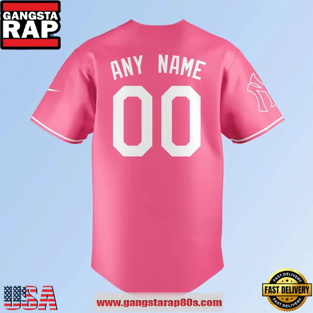 New York Yankees Pink Shirt Day 2025 Limited Edition Baseball Jersey Shirt
