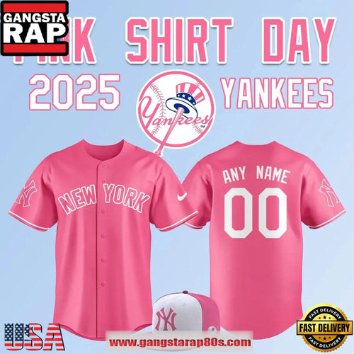New York Yankees Pink Shirt Day 2025 Limited Edition Baseball Jersey Shirt