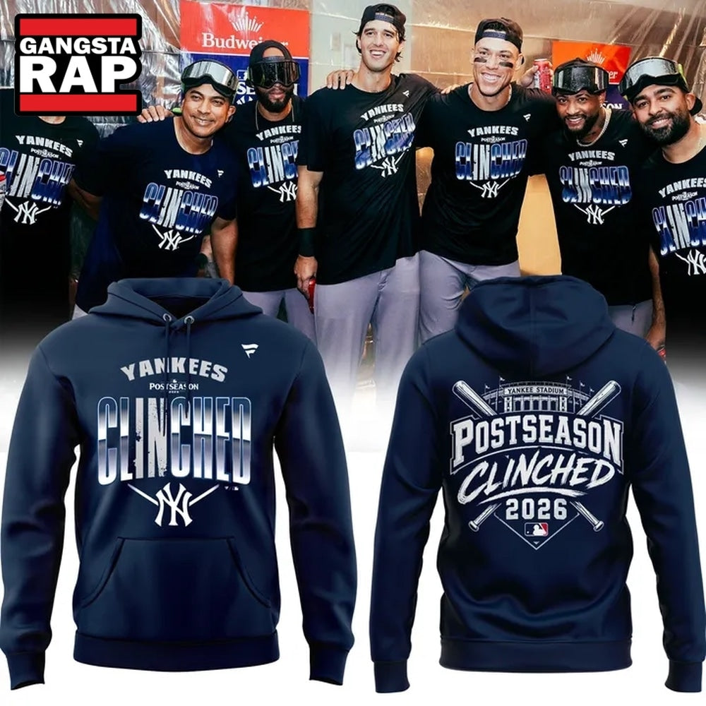 New York Yankees Postseason Clinched 2026 Exclusive Hoodie T-Shirt