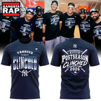 New York Yankees Postseason Clinched 2026 Exclusive Hoodie T-Shirt