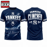 New York Yankees Postseason Clinched No Time Like October 2026 3D Shirt