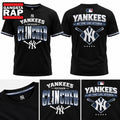 New York Yankees Postseason Clinched No Time Like October 2026 Black T Shirt