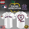 New York Yankees Teacher Appreciation 2025Baseball Jersey Shirt