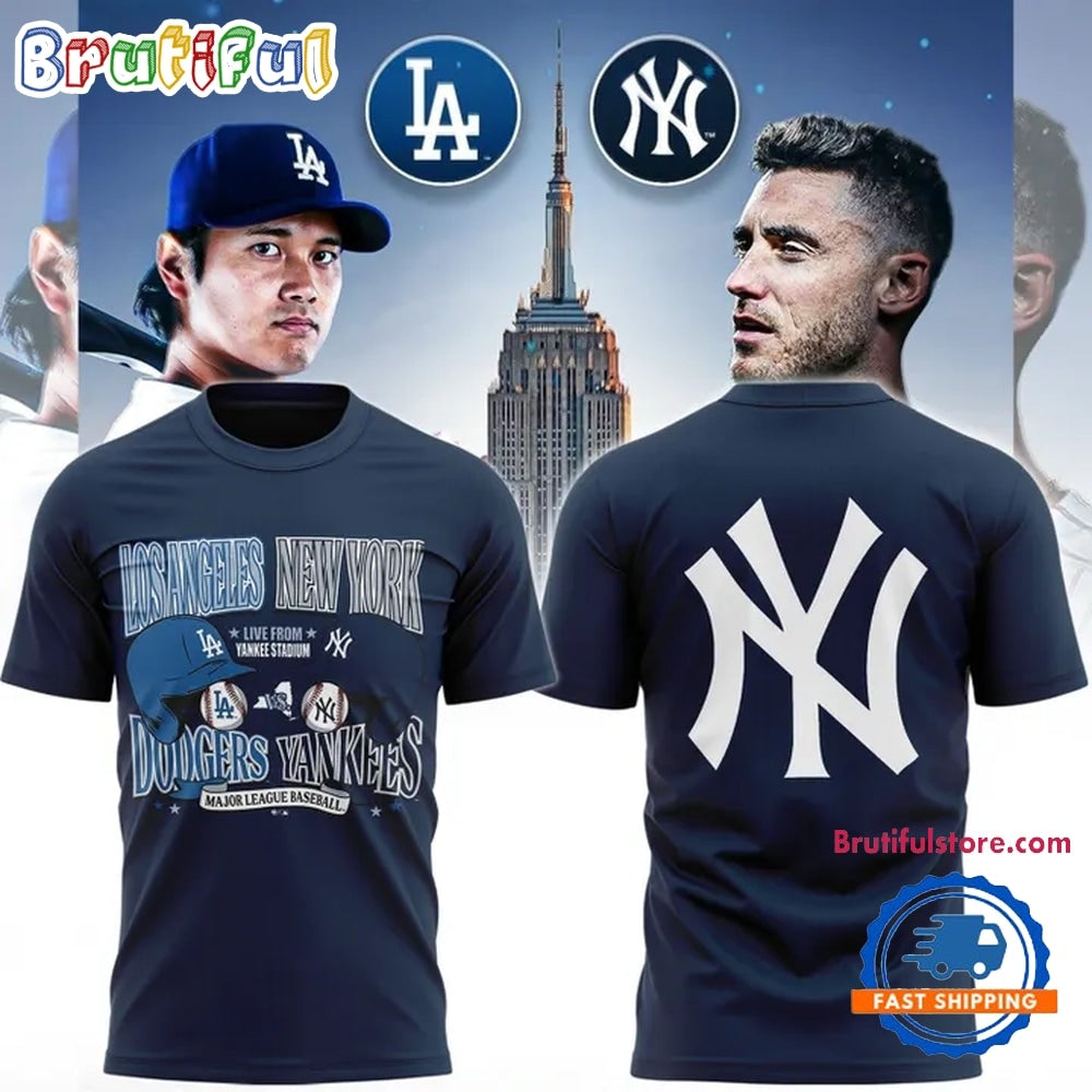 New York Yankees x Dodgers 2026 Yankees Stadium Clash T Shirt