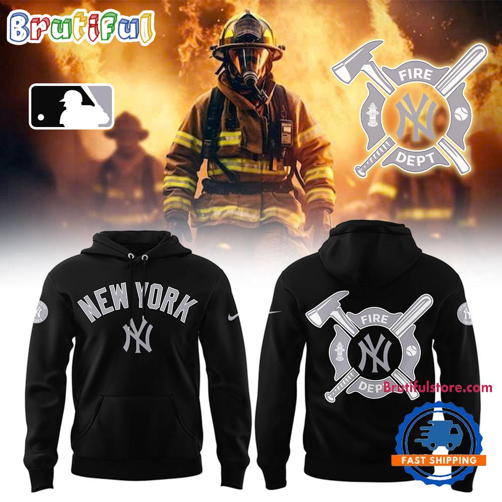 New York Yankees x Firefighter Appreciation Night Hoodie T-Shirt