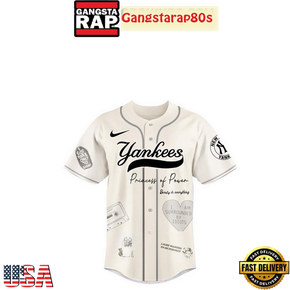 New York Yankees x Marina Princess Of Power 2025 Baseball Jersey