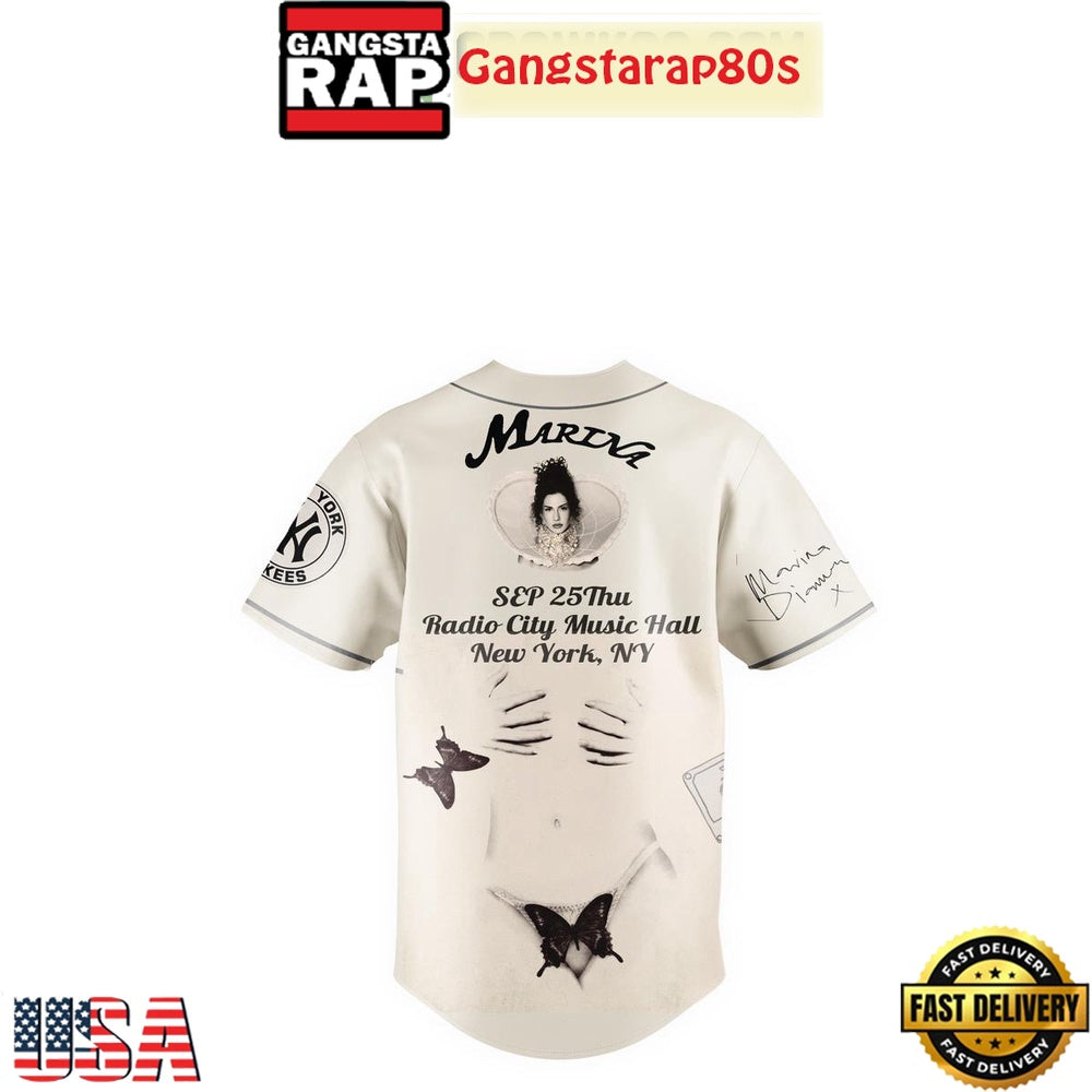 New York Yankees x Marina Princess Of Power 2025 Baseball Jersey