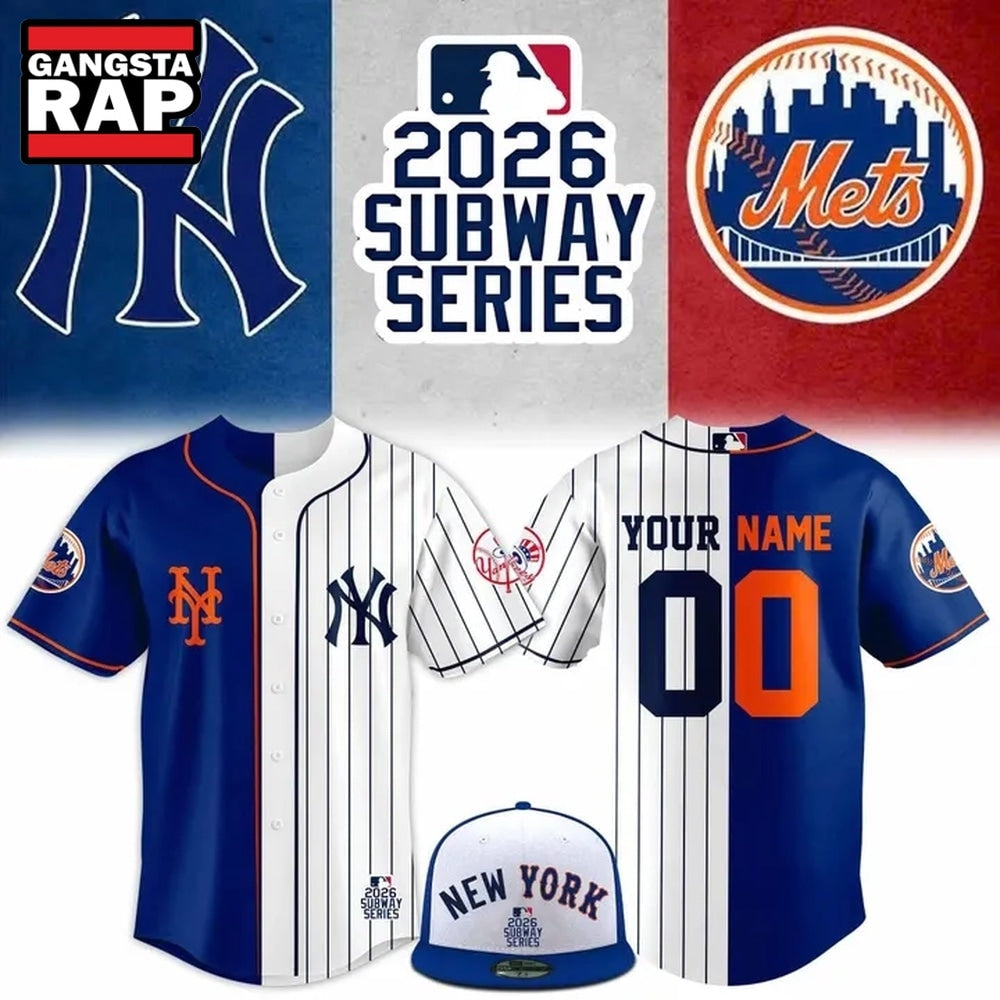 New York Yankees x Mets 2026 MLB Subway Series Baseball Jersey