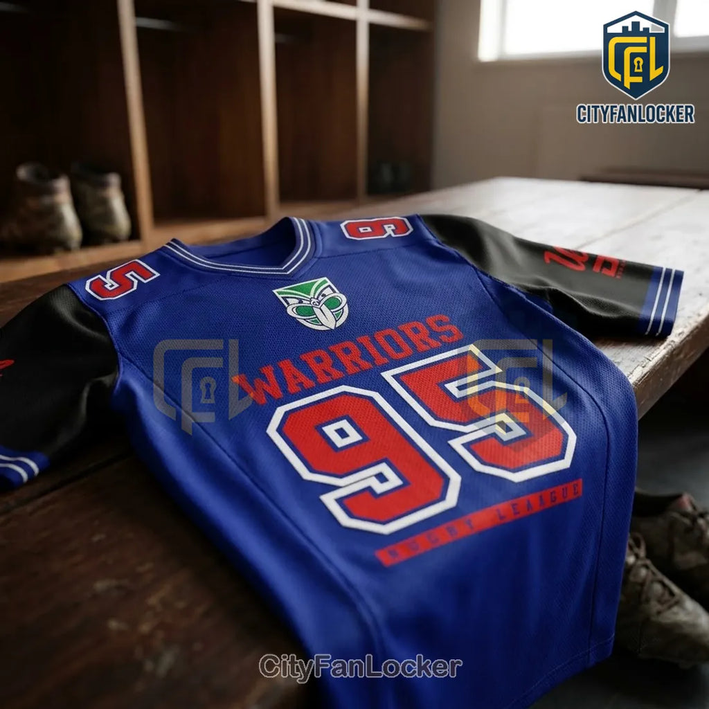 New Zealand Warriors 1995 Limited Edition Blue Jersey
