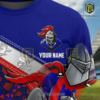 Newcastle Knights Custom Name Sports T-Shirt