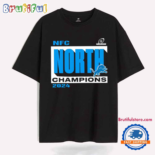 Nfc North Division Champions Detroit Lions 2024 T Shirt