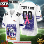NFL All Team X Snoopy Breast Cancer Awareness 2025 Custom Football Jersey