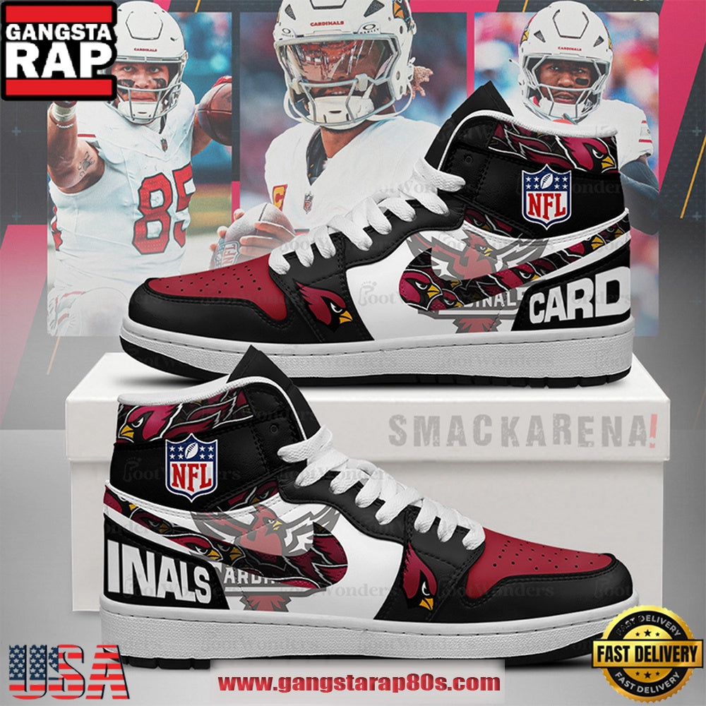 NFL Arizona Cardinal Trending Football Sneakers Nike Air Jordan 1 Shoes