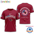 NFL Arizona Cardinals 2025 Independence Day All Over Print Shirt