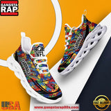 NFL Arizona Cardinals Autism Clunky Custom Max Soul Shoes