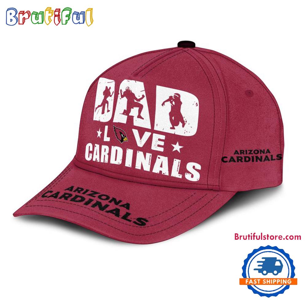 NFL Arizona Cardinals Dad Love Best Father’s Day Baseball Cap