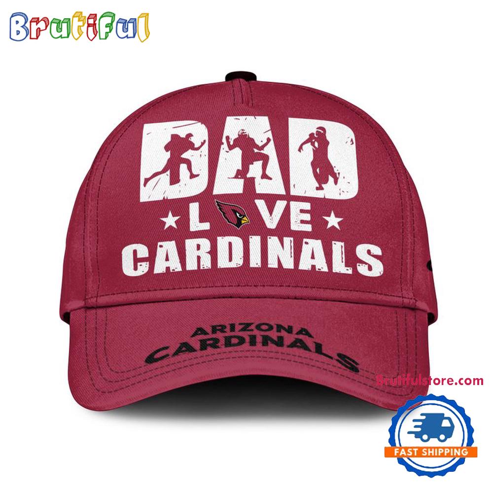 NFL Arizona Cardinals Dad Love Best Father’s Day Baseball Cap