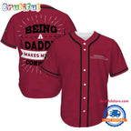 NFL Arizona Cardinals Football Being A Daddy Father’s Day Baseball Jersey