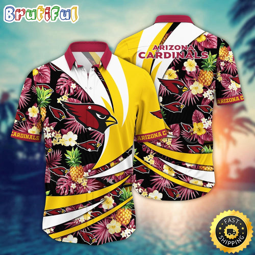 NFL Arizona Cardinals Hawaii Shirt Flower Classic Hawaiian Prints