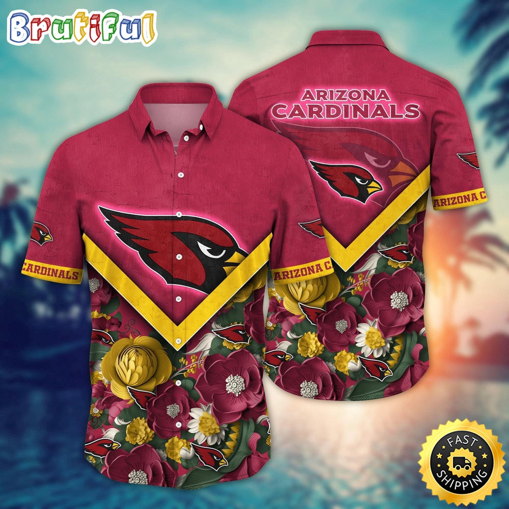 NFL Arizona Cardinals Hawaii Shirt Flower Summer Ready Shirts